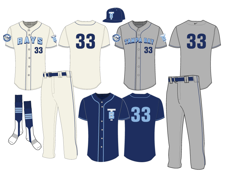 tampa bay rays uniforms