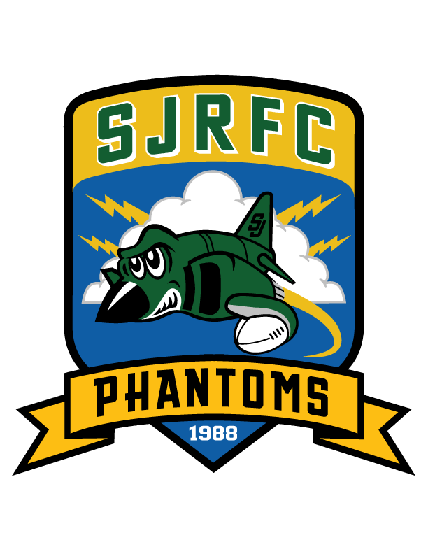SJRFC Logo celebrating 30 years of Rugby